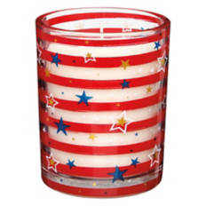 Americana Single Wick Candle - Sugared Strawberry Cream