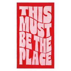 40" x 72" Luxury Beach Towel, This Must Be The Place