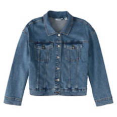 Ladies Denim Jacket - Blue, L