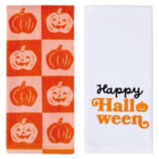 2 Pack Kitchen Towels - Happy Halloween