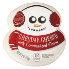 Cheddar & Onion Snowman Truckle, 6 oz