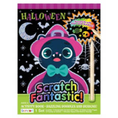 Halloween Scratch Art Activity Book - Witch/Black Cat