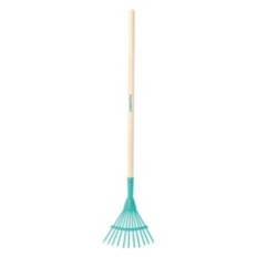 Childrens Gardening Tool - Leaf Rake, Turquoise