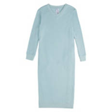 Ladies Cozy Lounge Dress - Blue, S/M