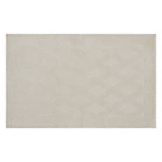 20" x 32" Knitted Memory Foam Bath Rug - Taupe Diamond