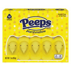 Gluten & Fat Free Marshmallow Chicks, 10 count