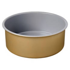 Round Small Baking Pan, Gold