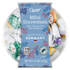 Solid Milk Chocolate Snowmen