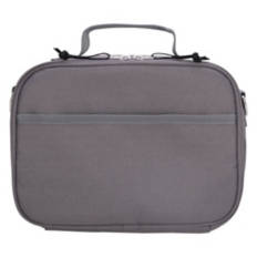 Insulated Lunch Bag with Cold Pack, Gray