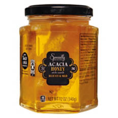 Acacia Honey with Honeycomb, 12 oz