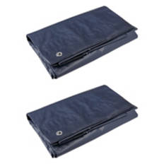 5.8' x 7.8' Medium Duty Tarps -2 Pack, Blue