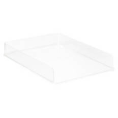 Clear Desk Organizer - Letter Tray