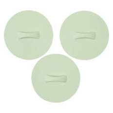 3 Piece Small Silicone Lids, Green
