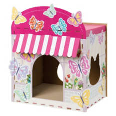 Spring Cat Scratch House - Butterfly