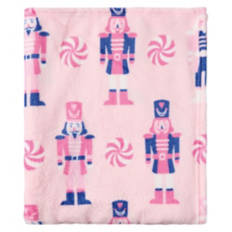 50" x 60" Christmas Throw - Nutcracker