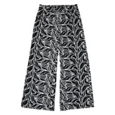 Ladies Beach Pants - Black Printed, M