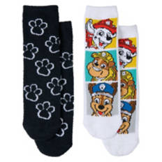 2 Pack Children's Cozy Slipper Socks - Paw Patrol, 7-10