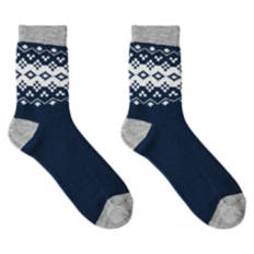 Men's Cabin Socks, Blue