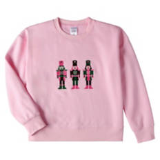 Ladies Holiday Pullover - Pink, L