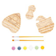 3 Piece Paint-Your-Own Halloween Woodcraft Set - Spell