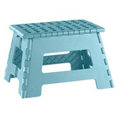 Folding Step Stool Light, Blue