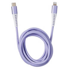 6 Feet Charging Cable - USB C to Lightning, Lavendar