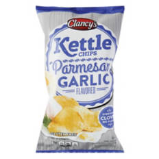 Gluten Free Parmesan Garlic Flavored Kettle Chips, 8 oz