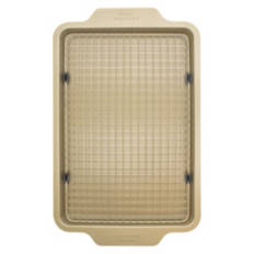 Sweet Baking Pan - Quarter Sheet with Rack, Gold