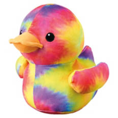 9" Tie-Dye Duck Quackers Plush