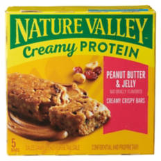Peanut Butter & Jelly Flavored Protein Creamy Bars, 5 count