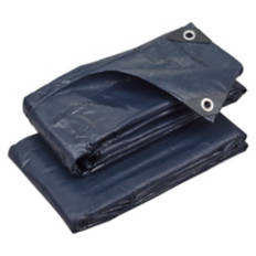 6' x  8' Medium Duty Tarp - Blue, 2 pack