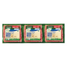 Non-GMO Organic Grass Feed 93% Ground Beef, 4 lb