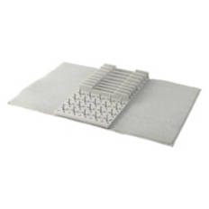 Dish Drying Mat with Rack, Gray