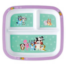 Bluey & Family Character Divided Plate