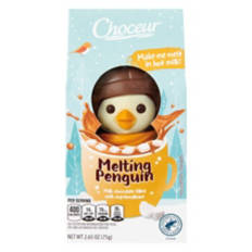 Filled Melting Penguin Cocoa Bomb
