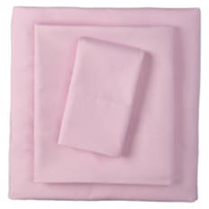 Twin Size Bed Sheet Set, Pink