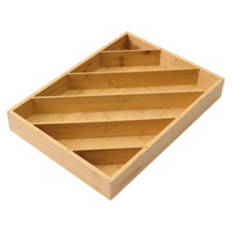 Angled Drawer Organizer, Beige