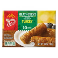 Heat 'N Serve Turkey Sausage Links, 6.4 oz
