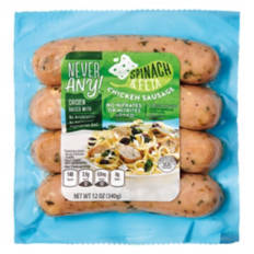 Spinach  Feta Chicken Sausage, 12 oz