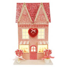 Valentine's Day Paper Glitter House - Candy Shop