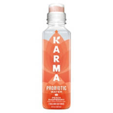 Peach Raspberry Flavor Probiotic Water Bottle, 18 fl oz