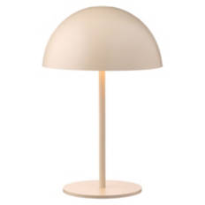 Rechargeable Mushroom Table Lamp, Beige