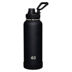 40 oz Vacuum Insulated Bottle, Black