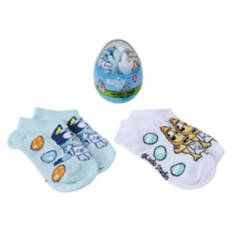 2 Pack Toddler Unisex Easter Socks - Bluey, 2T-4T