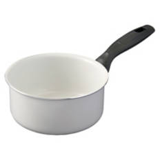 Mini Ceramic Sauce Pan, Grey
