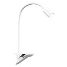Clamp Light with USB, White
