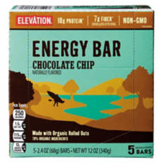 Chocolate Chip Flavored Energy Bars, 5 count