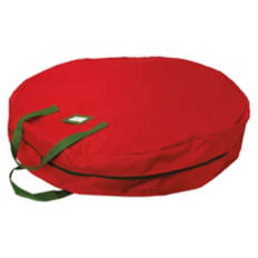 Holiday Wreath Storage Bag, Red