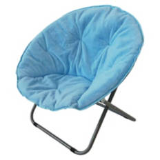 Kids Saucer Chair, Turquoise