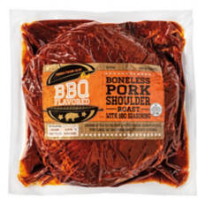 BBQ  Seasoned  Boneless Pork Shoulder Roast, per lb